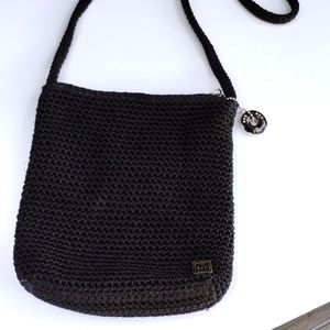 Sak crocheted mini crossbody bag